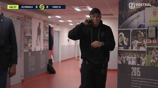 Monaco x Paris Saint-Germain: Mbappe leaves at halftime and does not remain on the bench |  French football
