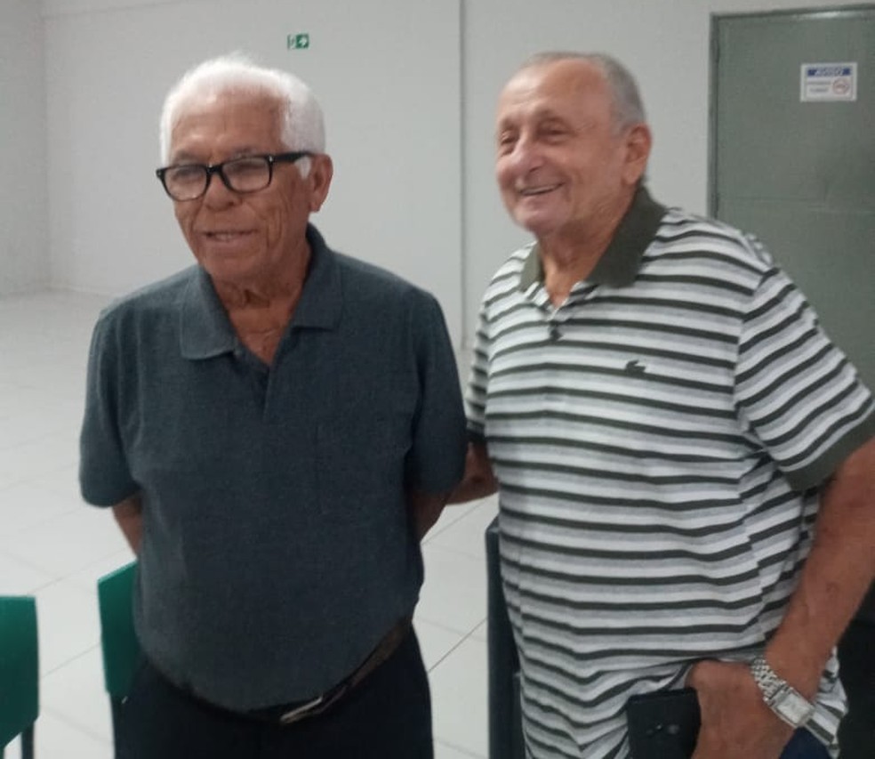 José Lima e Paulo Eudes, vice e presidente do Parnahyba em 2024 — Foto: Arquivo pessoal