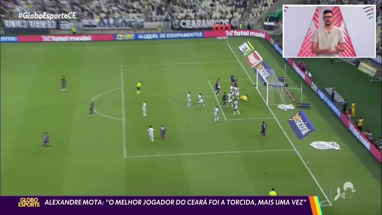 Comentarista do GE exalta torcida do Ceará diante da Ponte