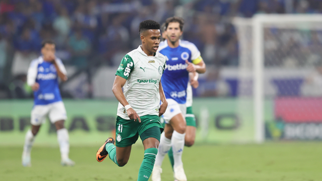 Estêvão em Cruzeiro x Palmeiras