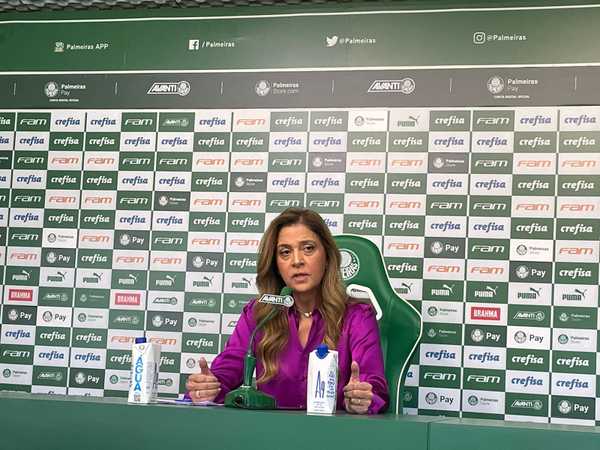 Leila promete abrir concorrência por patrocínio no Palmeiras e diz evitar aventureiros: 
