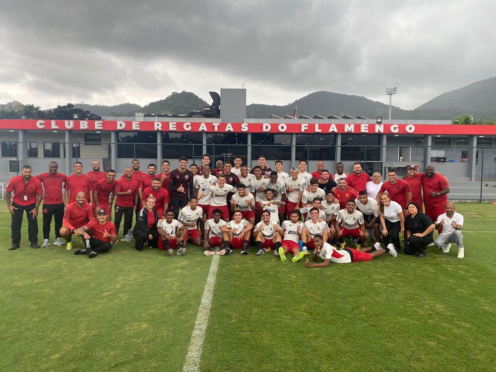 Flamengo faz treinamento especial para estrear na Copinha — Foto: Divulgação / Flamengo
