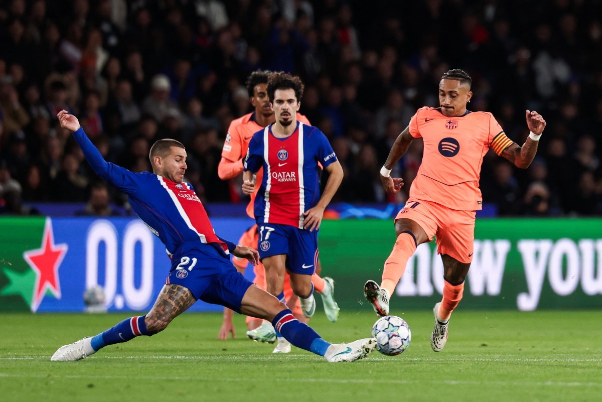 Raphinha tira peso de primeira derrota do Barcelona e projeta reencontro com o PSG: "Possibilidade grande"
