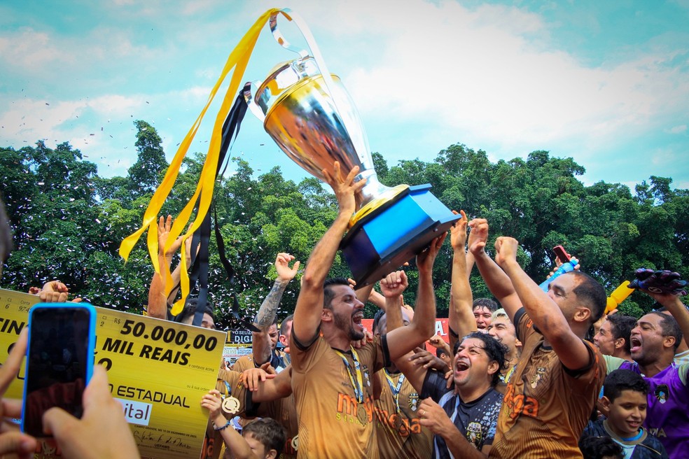 Vó Maria/Mega Stands, campeão da Liga Terrão 2023. — Foto: Divulgação