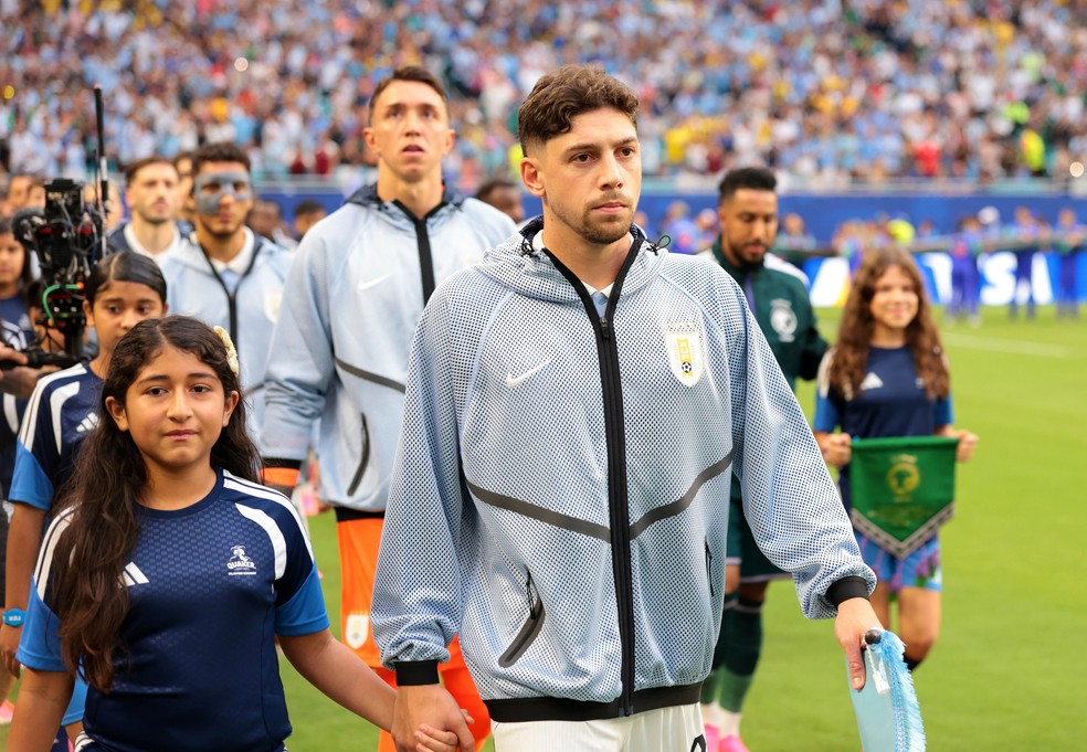 Federico Valverde Uruguai — Foto: Reuters/Sam Navarro