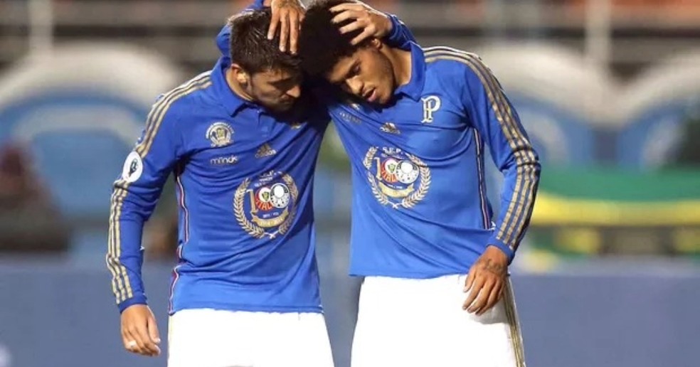 Terceira camisa do Palmeiras em 2014 — Foto: Marcos Ribolli