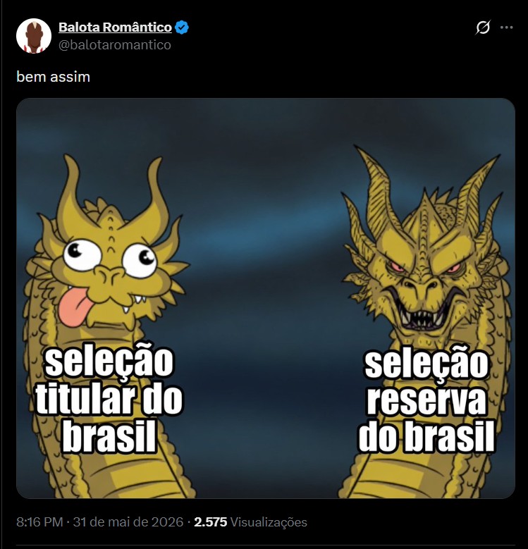Reservas melhores que titulares? Goleada do Brasil rende memes na web; veja