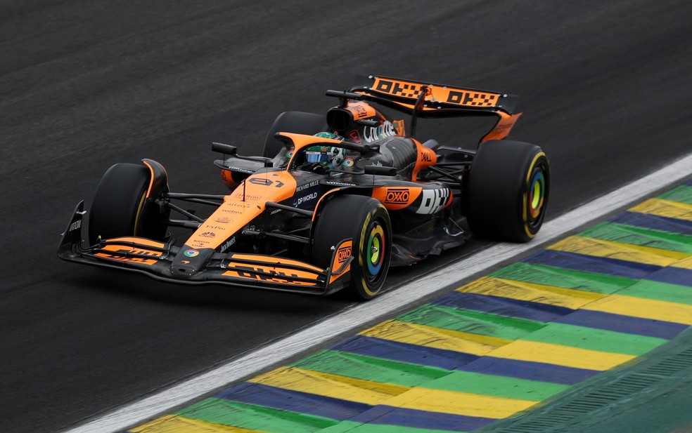 Oscar Piastri GP de São Paulo qualificação sprint — Foto: Reuters