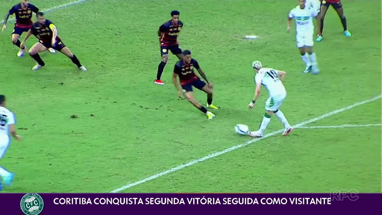 Coritiba conquista segunda vitória seguida como visitante