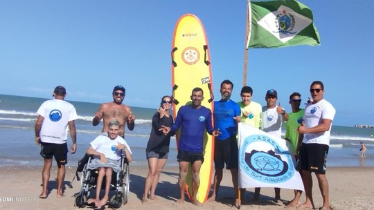 Atletas de Saquarema brilham no Campeonato Brasileiro de Parasurf - Foto: (Divulgação / ASAS)