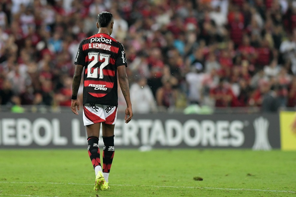 Bruno henrique em Flamengo x Central C�rdoba � Foto: Thiago Ribeiro / AGIF
