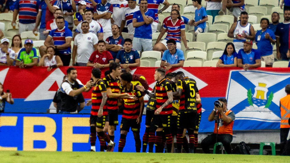 Fortaleza x Sport gol Perotti — Foto: Lucas Emanuel/AGIF