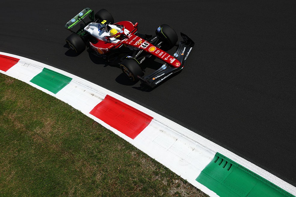 GP da Itália: Hamilton lidera 1º treino livre; Bortoleto é 11º