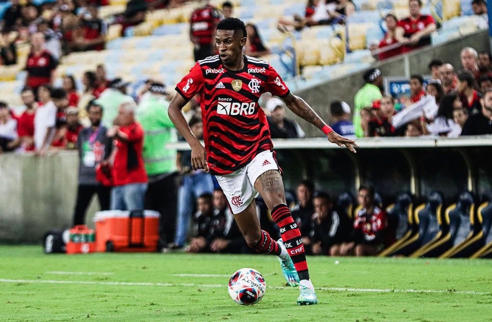 André Luiz, atacante do Flamengo   — Foto: Redes socias 