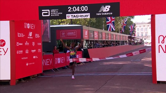 Sisay Lemma e Joyciline Jepkosgei vencem a Maratonaganhar dinheiro fazendo apostasLondres - Programa: Atletismo sportv 