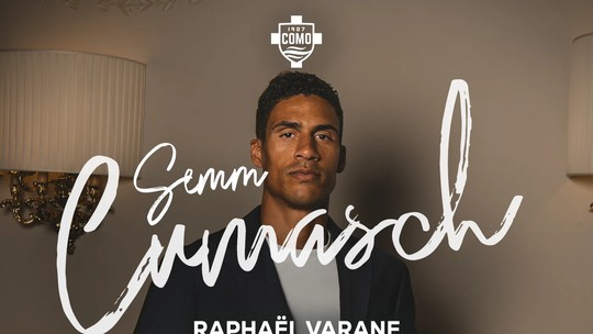 Como, da Itália, anuncia zagueiro Varane, ex-United e Real Madrid