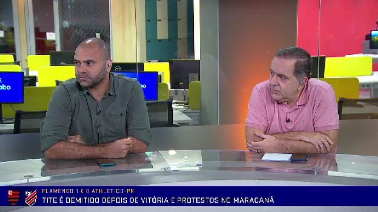 'Estranho que ninguém seja bom': Redação debate demissãoarbitragem casa de apostasTite no Flamengo