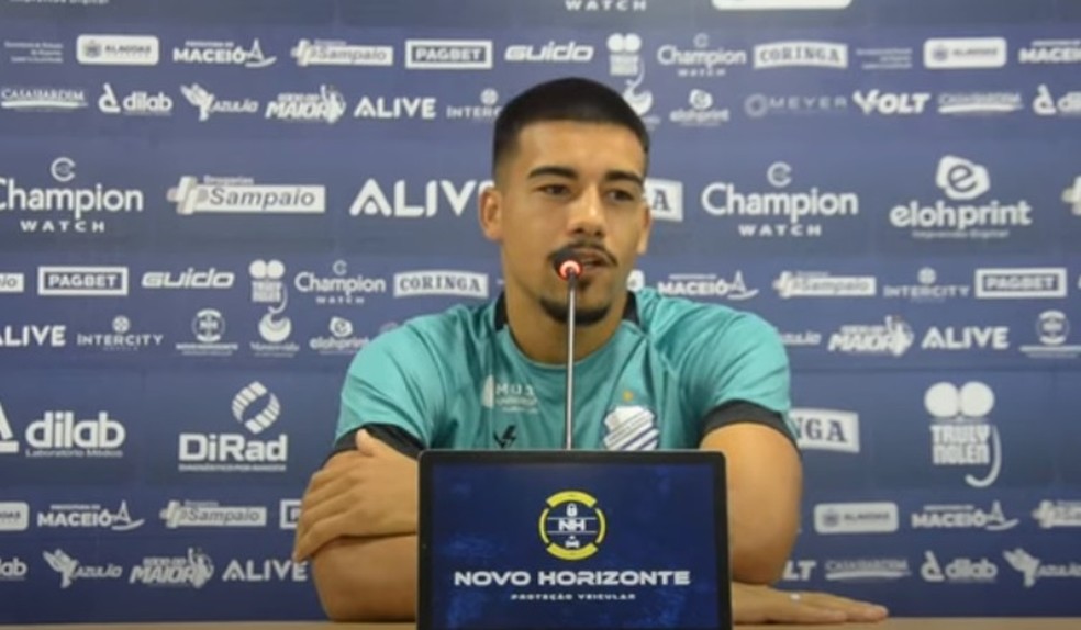 Marlon falou sobre a necessidade de o CSA voltar a vencer — Foto: Reprodução/CSA TV