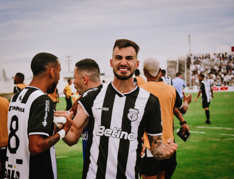 Vitão, autor de um dos gols do Treze na final do Paraibano 2023 — Foto: Daniel Vieira / Treze