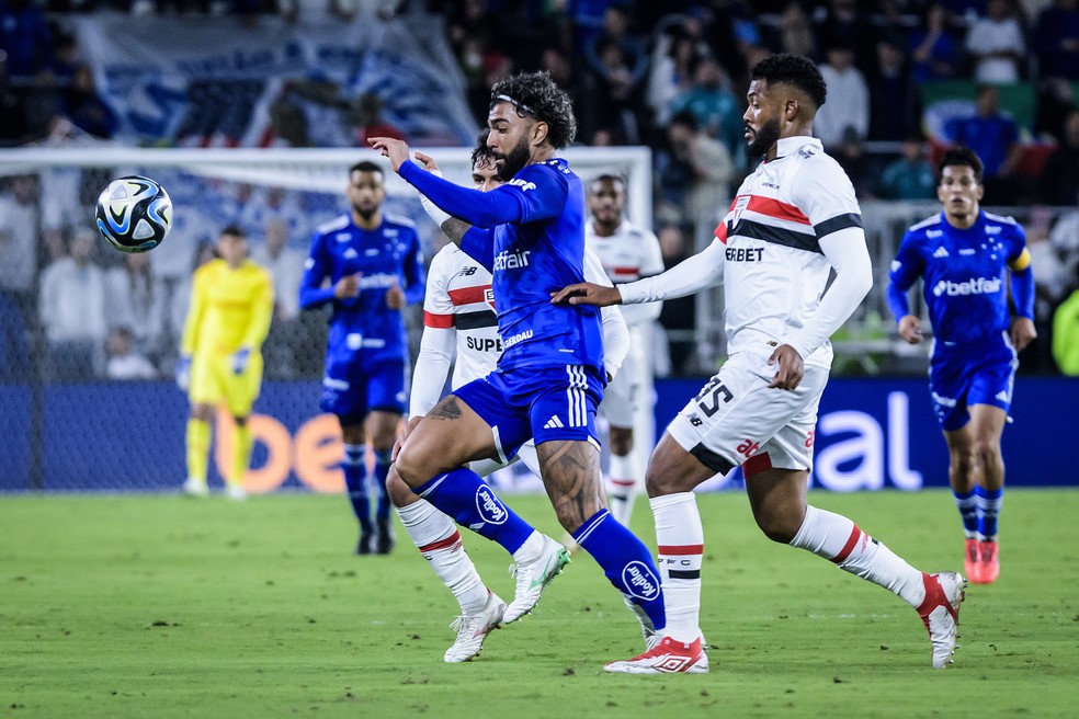 Gabigol em Cruzeiro x São Paulo — Foto: Gustavo Aleixo/Cruzeiro