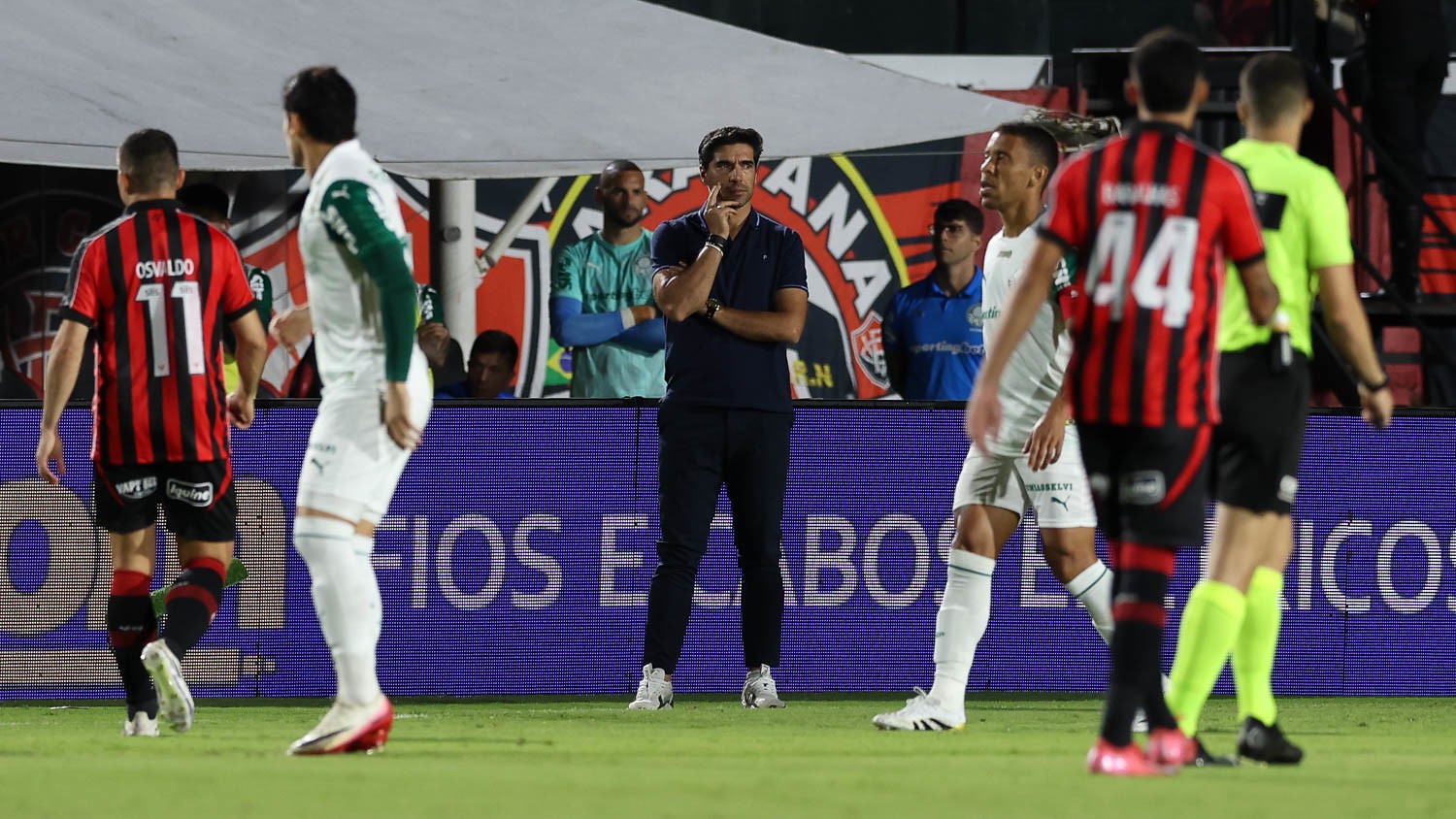 Abel diz que Palmeiras fez um bom jogo em empate com reservas e lamenta: 