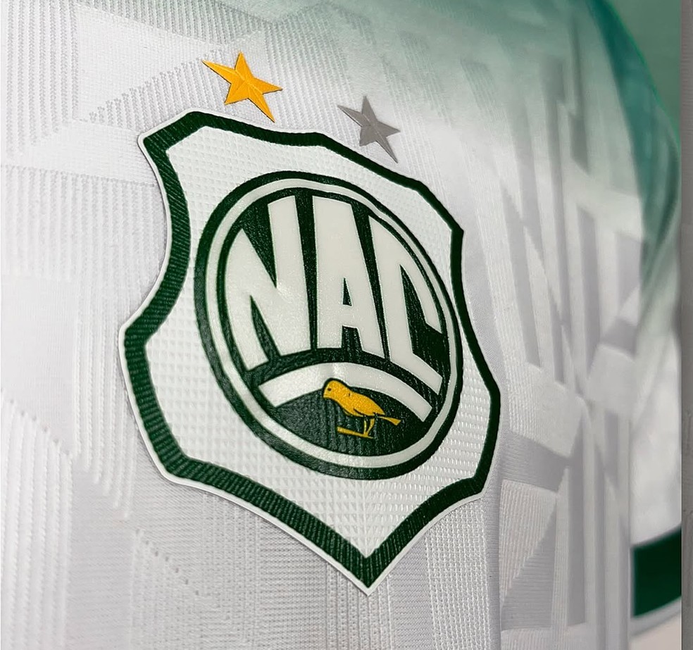 Nova camisa 2 do Nacional de Patos foi apresentada nesta quarta-feira (19)  Foto: Divulgao/Nacional de Patos