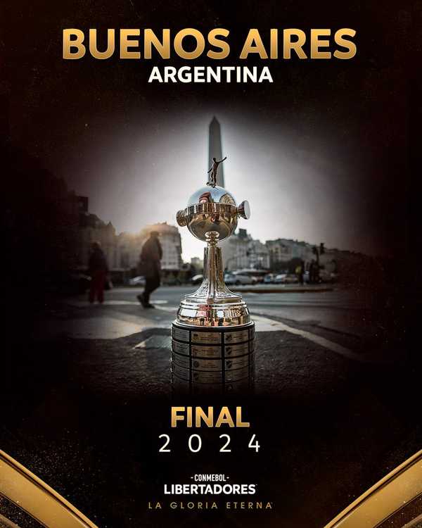 Final da Libertadores 2024 será em Buenos Aires, anuncia Conmebol