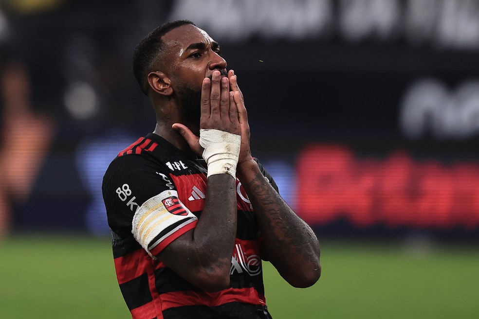 Gerson - Corinthians x Flamengo — Foto: Ettore Chiereguini/AGIF