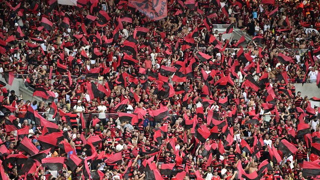 Torcida do Flamengo na final do Carioca contra o Fluminense