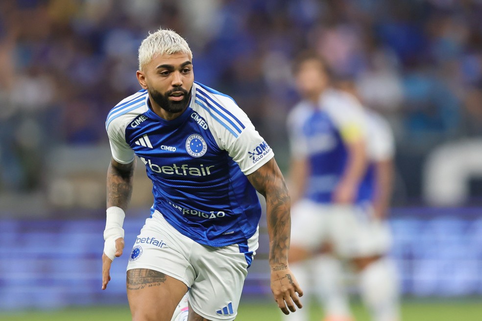 Gabigol em Cruzeiro x Vitória — Foto: Gilson Lobo/AGIF