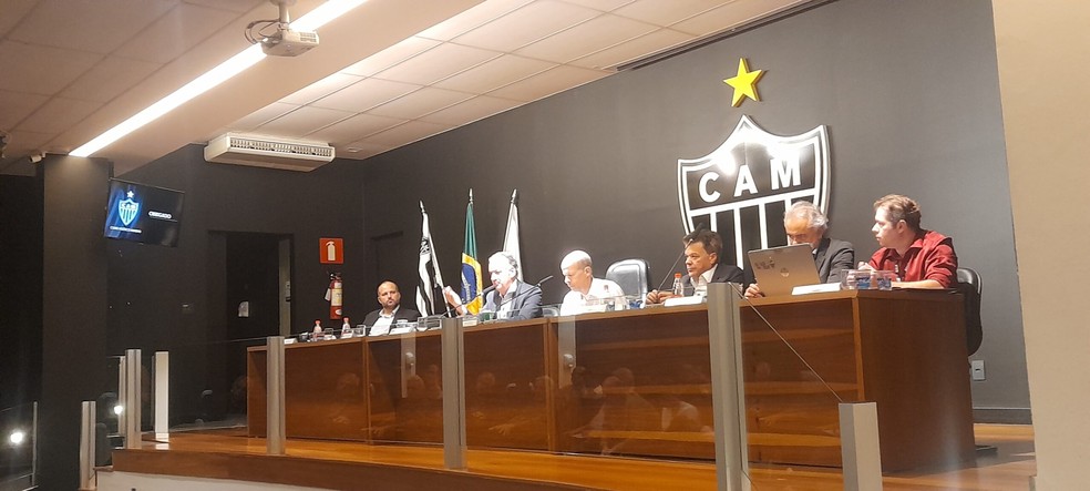 Reunião do conselho deliberativo Atlético-MG para avaliar contas de 2022 — Foto: Divulgação Atlético-MG