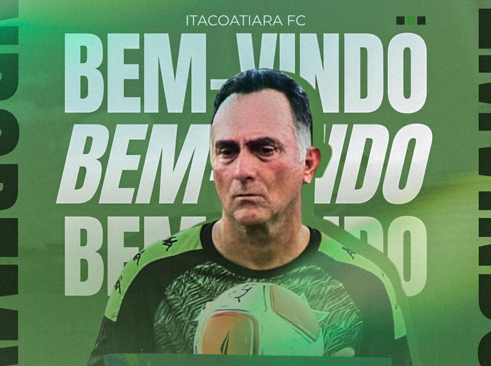 Carlos Tozzi &eacute; anunciado como o treinador do Itacoatiara &mdash; Foto: Divulga&ccedil;&atilde;o