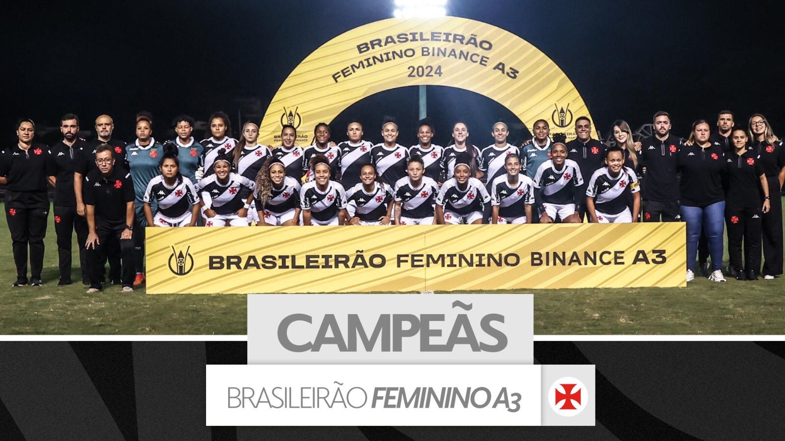 Vasco empata com Paysandu e é campeão do Brasileirão Feminino Série A3 | Ge