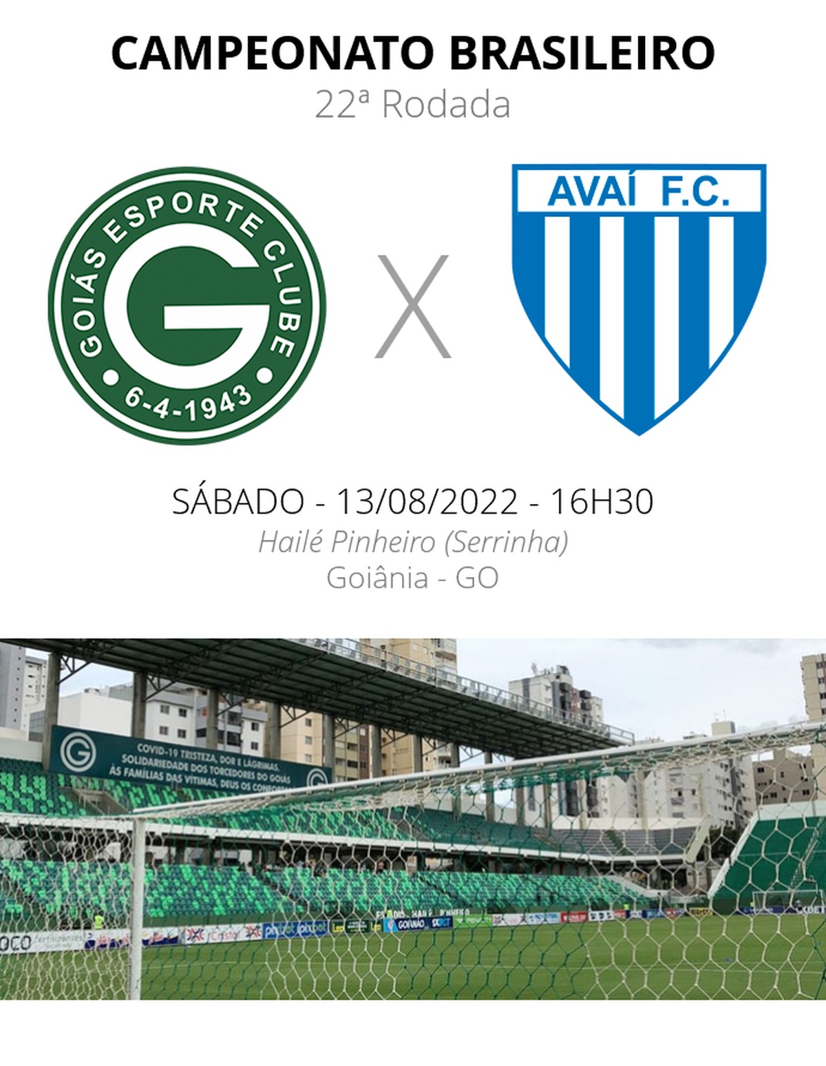 Goiás x Avaí: veja onde assistir, escalações, desfalques e arbitragem ...