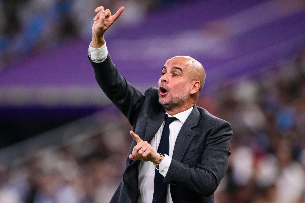 Guardiola conquistou o seu quarto título do Mundial de Clubes como técnico — Foto: Getty Images
