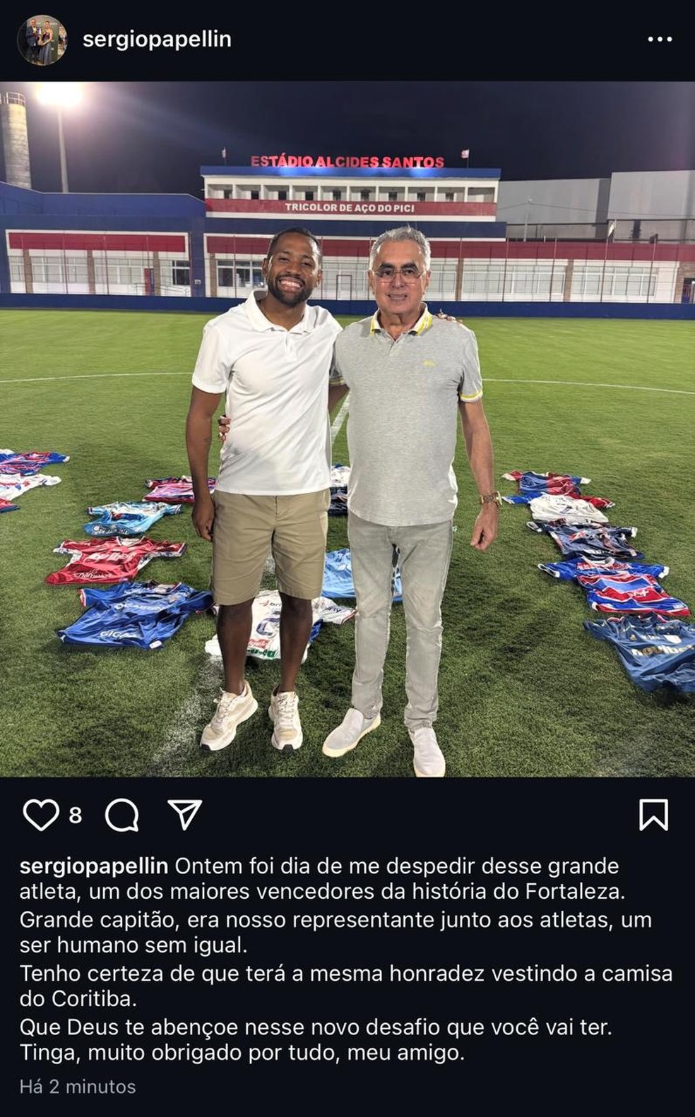 Tinga, Papellin, Fortaleza — Foto: Reprodução