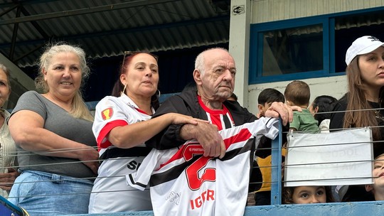 Bisavôjogo do mariolateral sub-20 deixa hospital para ver jogo do neto: "Um sonho realizado" - Foto: (Manuela Silva)