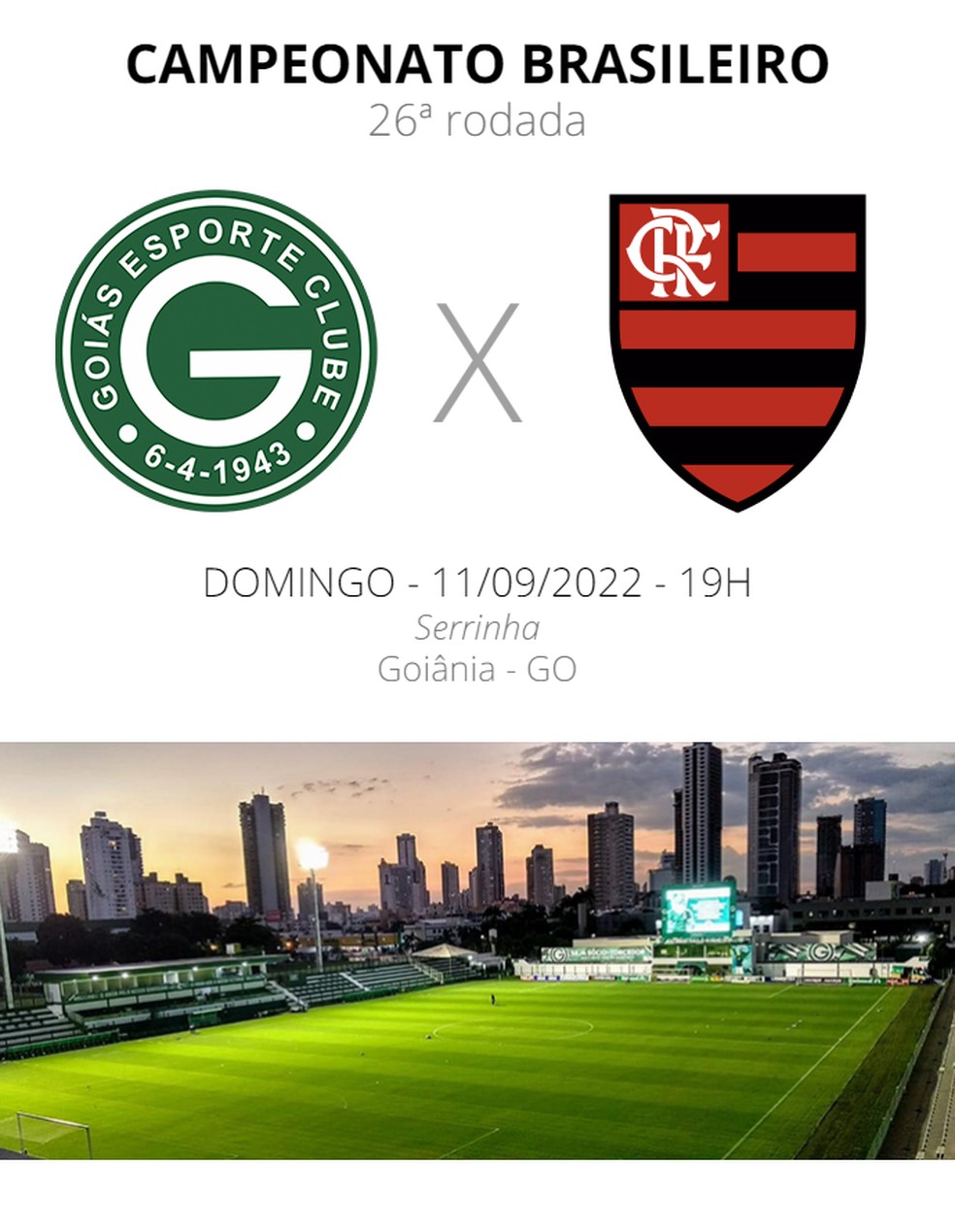Goiás x Flamengo ao vivo: onde assistir ao jogo do Brasileirão online