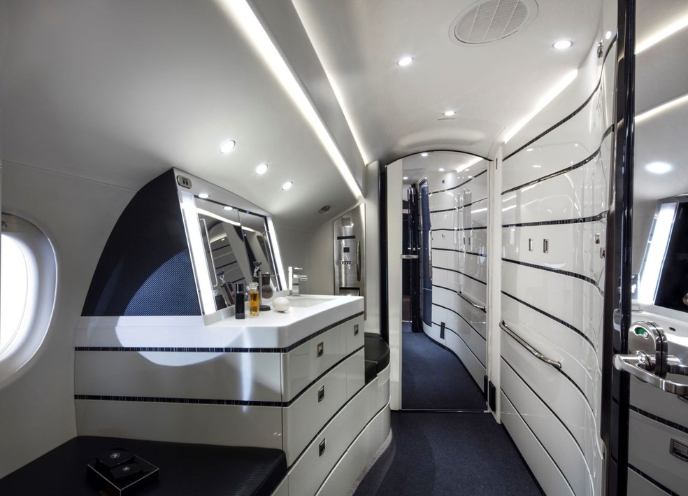 Max Verstappen adquiere un nuevo jet por R$ 262 millones — Foto: Disclosure/Dassault Falcon