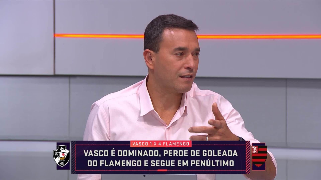 André Rizek comenta atuação da comissão técnica do Vasco: 'Abaixo do esperado'