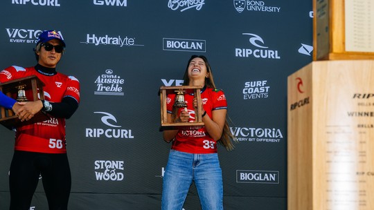WSL: Luana Silva enfrenta Stephanie Gilmore e Caitlin Simmers na estreia de Gold Coast; confira baterias - Vice-campeã em Bells Beach, brasileira terá dura bateria no round 1 de Burleigh Heads