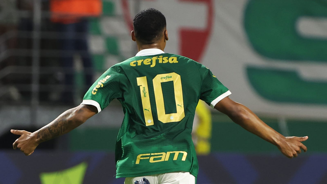 Allan comemora gol do Palmeiras na final do Brasileirão sub-20