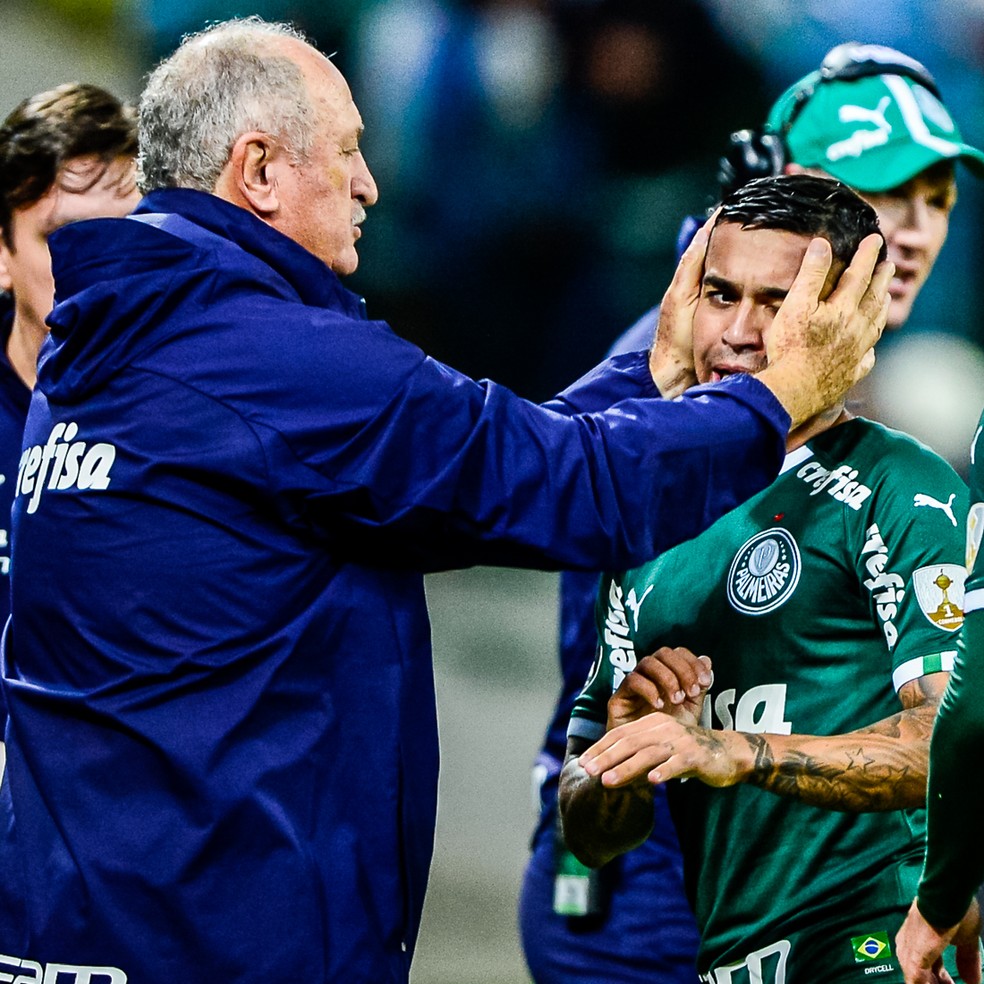 Felipão e Dudu, Palmeiras x Junior Barranquilla