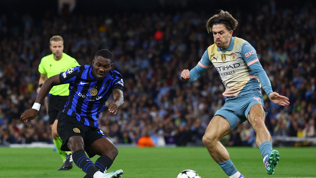 Thuram finaliza em Manchester City x Inter de Milão