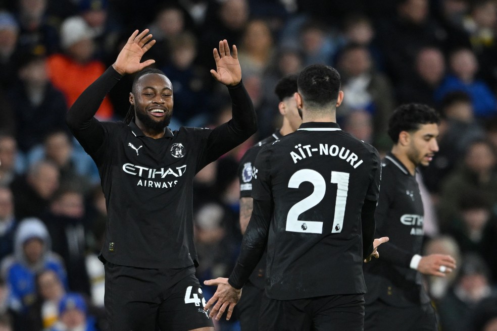 Leeds United v Manchester City Antoine Semenyo — Foto: Reuters