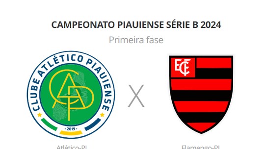 Atlético-PI x Flamengo-PI: veja onde assistir ao vivo, horário e escalações