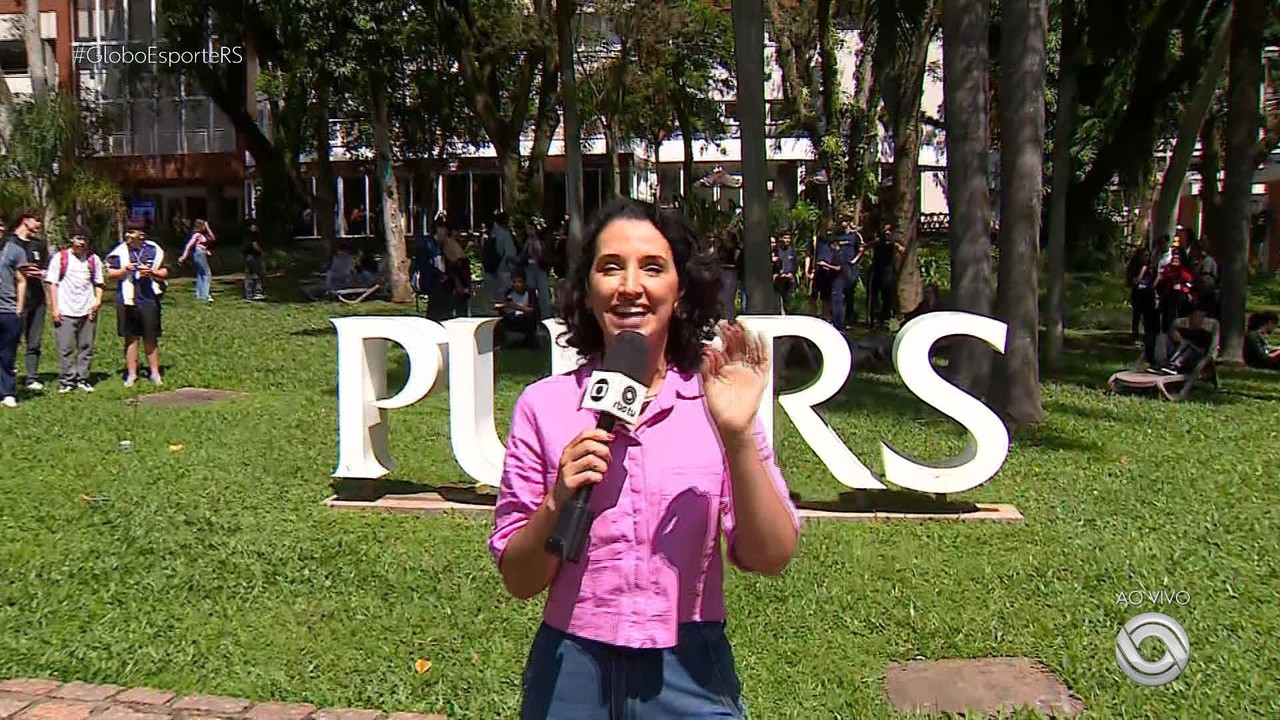 Caminhos Um Novo Mundo: Globo Esporte visita o campus da PUCRS