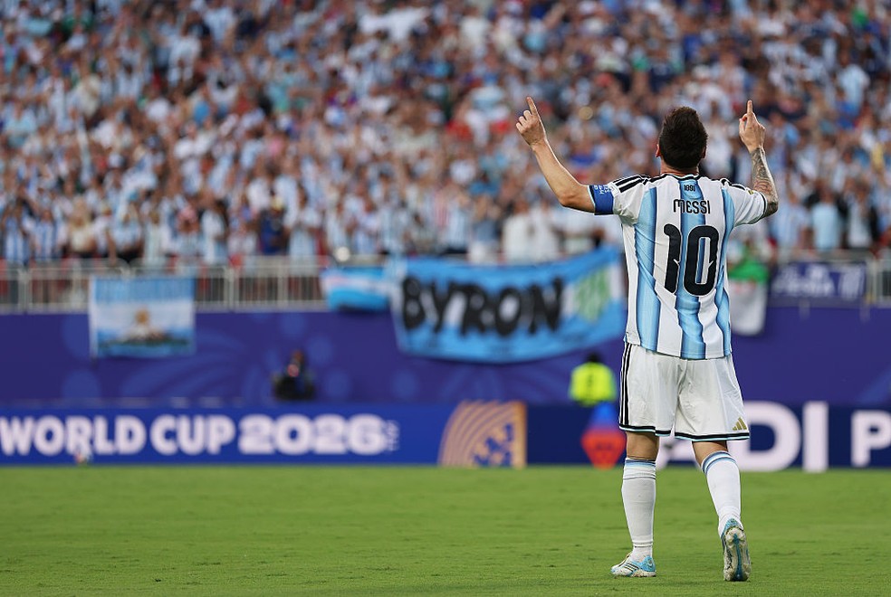 Messi em Argentina x Argelia — Argentina 2026