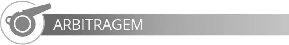 Banner arbitragem apresenta — Foto: ge