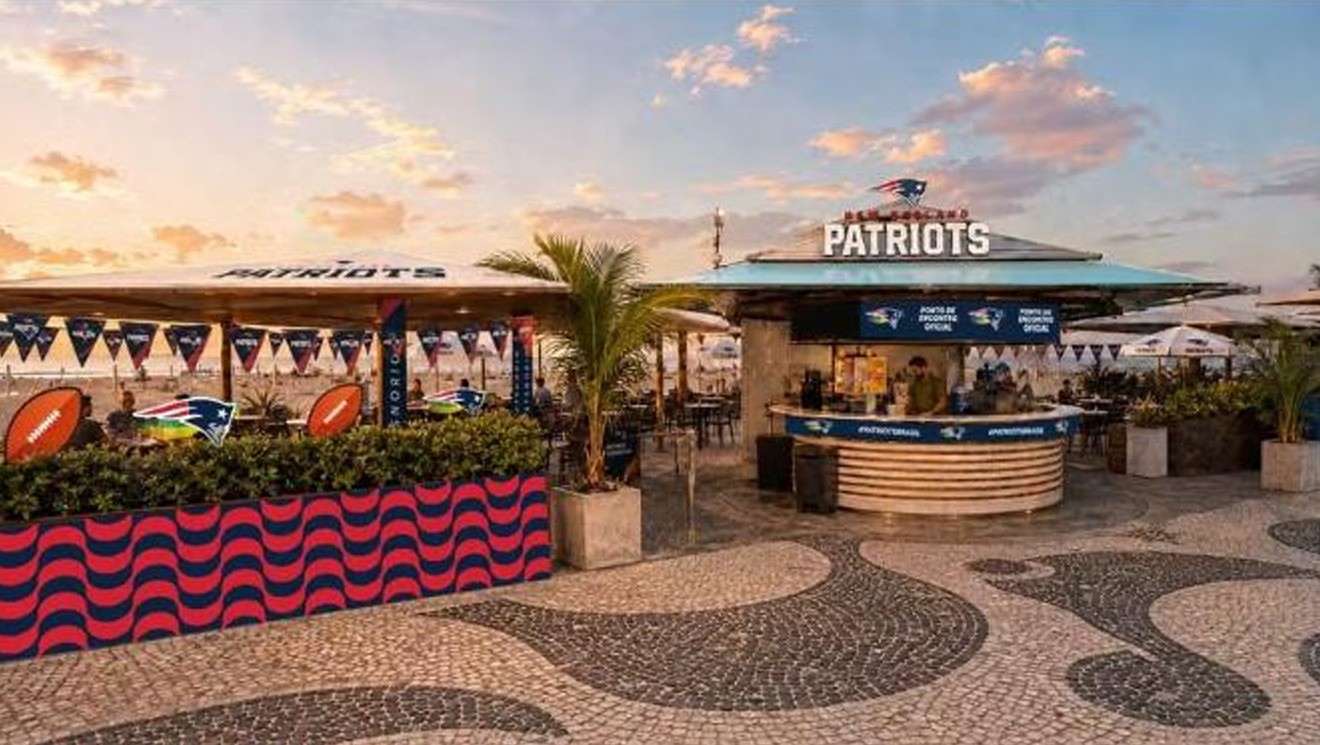 NFL: New England Patriots vai inaugurar quiosque temático na Praia de Copacabana